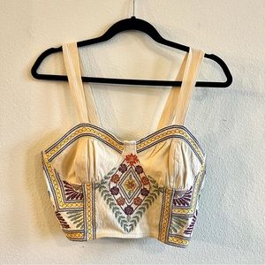 Free People Datura Corset, NWOT, size M